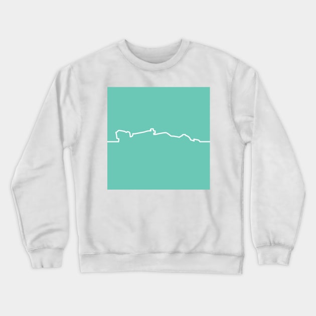 Mercedes F1 Car Line Art - 2022 Model #2 Crewneck Sweatshirt by GreazyL